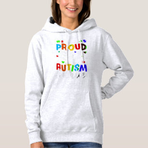 I'm A Proud Autism Auntie T-Shirt. Funny Autism Aw Hoodie