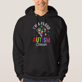 I'm A Proud Autism Cousin Family Matching Autism A Hoodie
