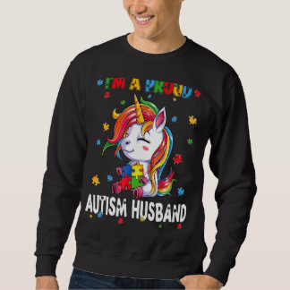 I'm A Proud Autism Husband Awareness Puzzle Unicor Sweatshirt