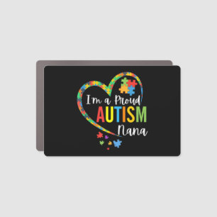 I'm A Proud Autism Nana tee perfect for you to sho Car Magnet