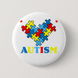 I'm A Proud Autism Tio Autism Awareness Uncle Neph Button