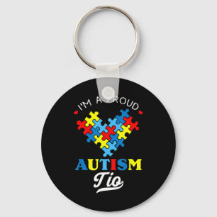 I'm A Proud Autism Tio - Perfect for uncles who ha Keychain