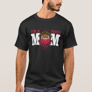 I'm a Proud Football Wrestling Mom - Combined Spor T-Shirt