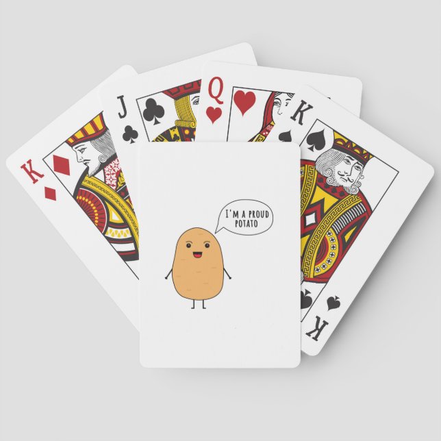 I'm a proud potato poker cards (Back)