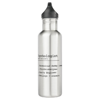 I'm a psychologist stainless steel water bottle
