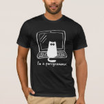I&#39;m A Purrgrammer T-shirt at Zazzle
