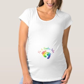 I&#39;m A Rainbow Baby Maternity T-Shirt
