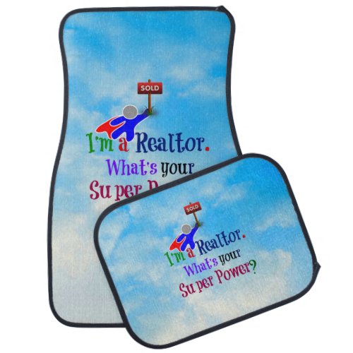 Im a Realtor _ Humor Car Mat