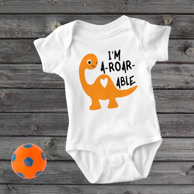 I'm A-Roar-Able Dinosaur Baby Bodysuit (Creator Uploaded)