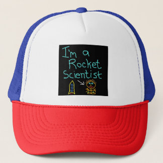 I'm a rocket scientist satirical designs trucker hat