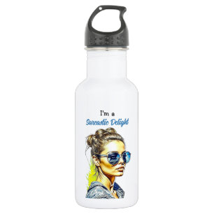 I'm a Sarcastic Delight Funny Humor Stainless Steel Water Bottle