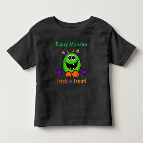 Im A Scary Monster Halloween Cotton Toddler T_shirt