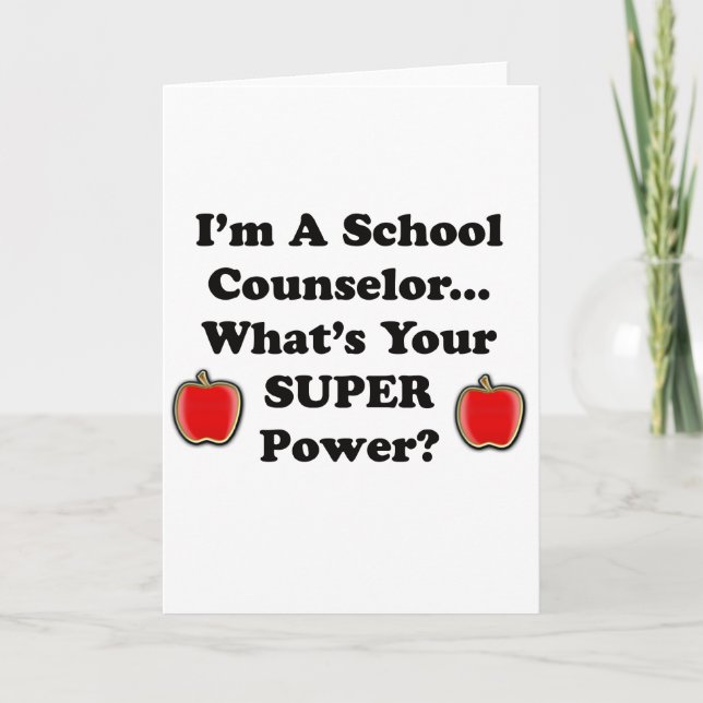 I'm a School Counselor Holiday Card (Front)