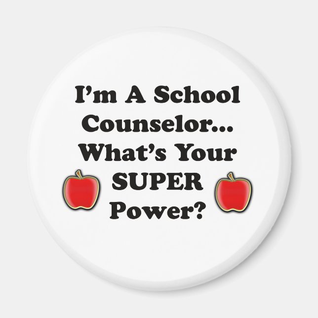 I'm a School Counselor Magnet (Front)