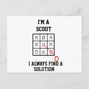 Im A Scout I Always Find A Solution Postcard