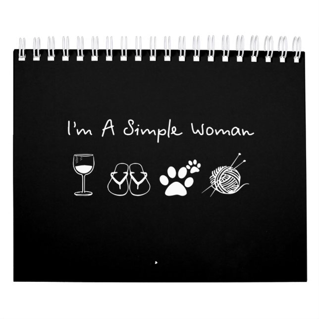 I'm A Simple Girl | Crochet Lover Calendar (Cover)