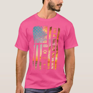 I'M A Simple Woman Camping Wine Flip Flops Dog Cam T-Shirt