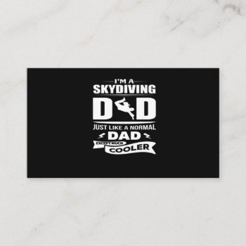 I'm A Skydiving Dad Tshirt Business Card by Animal2 at Zazzle