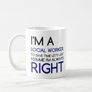 I'M A SOCIAL WORKER COFFEE MUG
