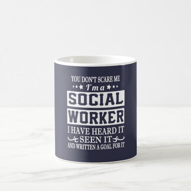 I'm a SOCIAL WORKER Coffee Mug (Center)