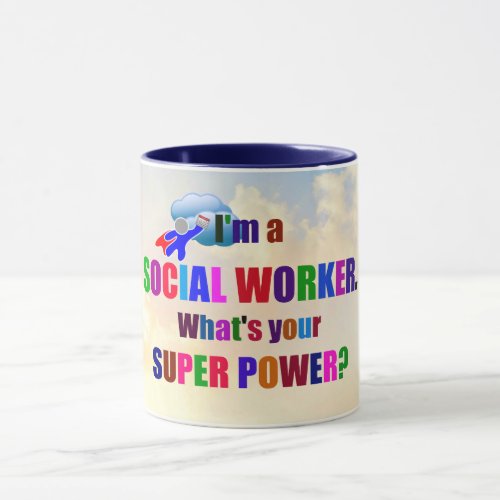 Im a Social Worker popular design Mug