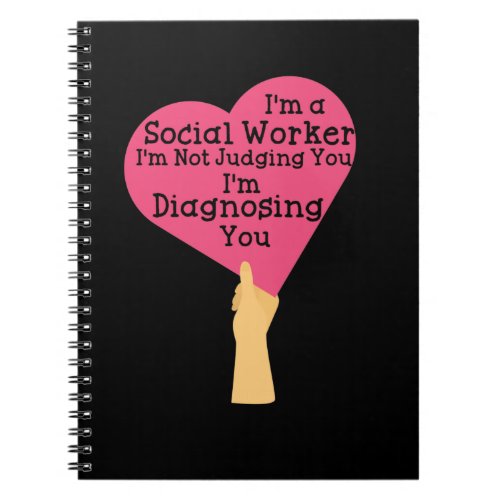 Im A Social Worker School Gift Mental Health Notebook
