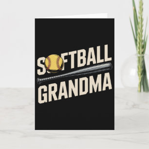 I'm A Softll Grandma Love Every Inning Played Card