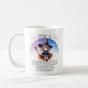 I'm a software wizard.b coffee mug