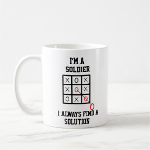 Im A Soldier I Always Find A Solution Mug
