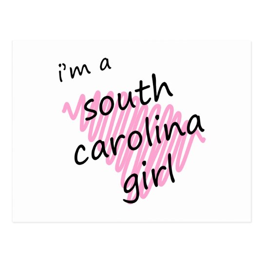 I'm a South Carolina Girl Postcard