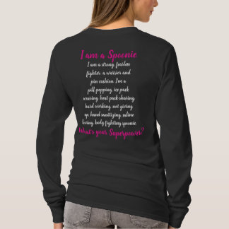 I'm a Spoonie Long Sleeve (Black) T-Shirt