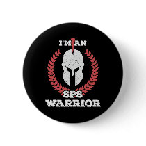 I'm A Sps Warrior Stiff Person Syndrome Awareness Button