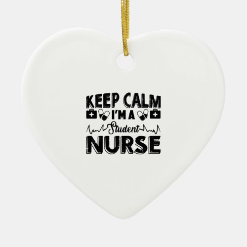 Im A Student Nurse Ceramic Ornament