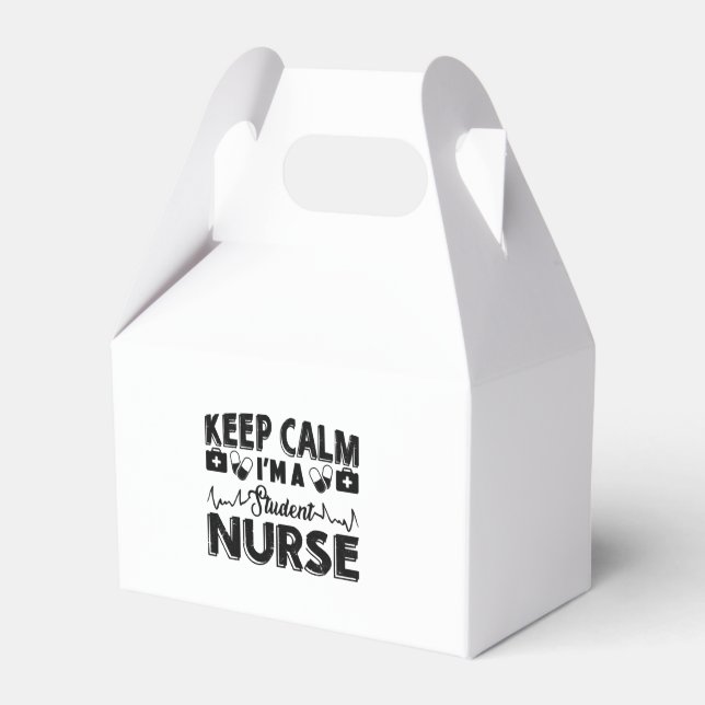 I'm A Student Nurse Favor Boxes (Front Side)
