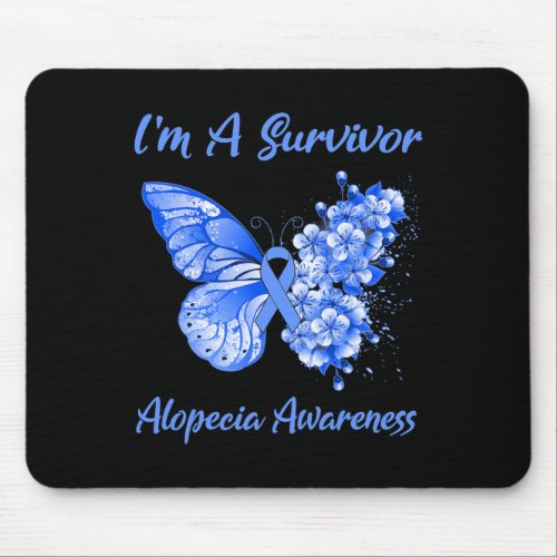 Im A Survivor Alopecia Awareness 1  Mouse Pad