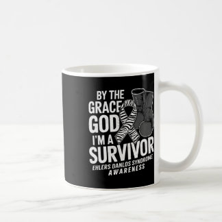 I'm A Survivor Boxing Glove Zebra Ribbon Eds Aware Coffee Mug