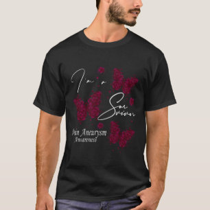 I'm A Survivor Brain Aneurysm Awareness Butterfly T-Shirt