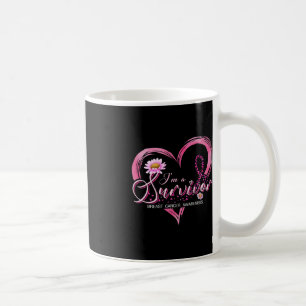 I'm A Survivor Breast Cancer Awareness Pink Ribbon Coffee Mug