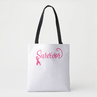 I'm A Survivor Breast Cancer Awareness Tote Bag