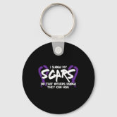 Dorla Breast Cancer Survivor Keychain - Pink Ribbon Butterfly Keyring With 'I Had To Fight But I Survived' Engraving, Gift For Women