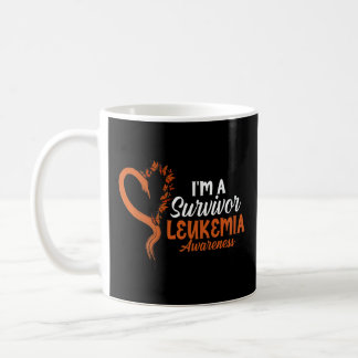 I'm A Survivor Butterfly Leukemia Awareness Month  Coffee Mug