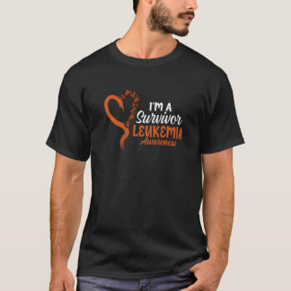 I'm A Survivor Butterfly Leukemia Awareness Month  T-Shirt