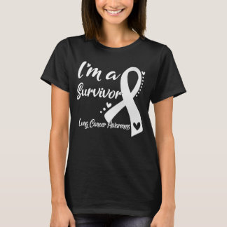 I'm a Survivor Lung Cancer Awareness T-Shirt