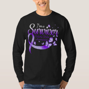 I'm A Survivor Pediatric Stroke Awareness Butterfl T-Shirt