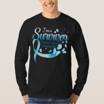 I'm A Survivor Prostate Cancer Awareness Butterfly T-Shirt