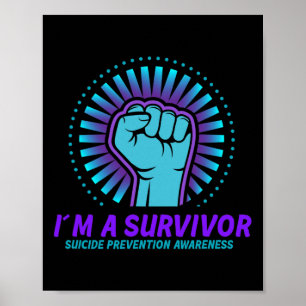 I'm A Survivor Suicide Prevention Awareness Poster