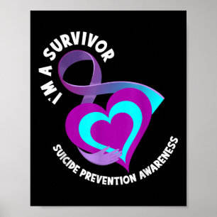Im A Survivor Support Suicide Prevention Awareness Poster
