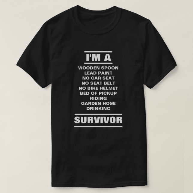 I'M A SURVIVOR T-Shirt (Design Front)