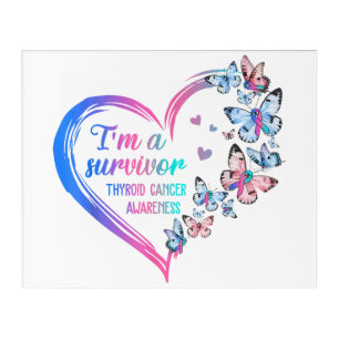  I'm A Survivor Thyroid Cancer Awareness Acrylic Print