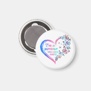  I'm A Survivor Thyroid Cancer Awareness  Magnet